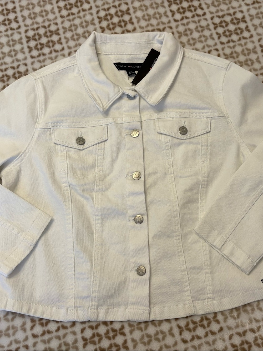 Tommy Hilfiger White Women Jean Jacket